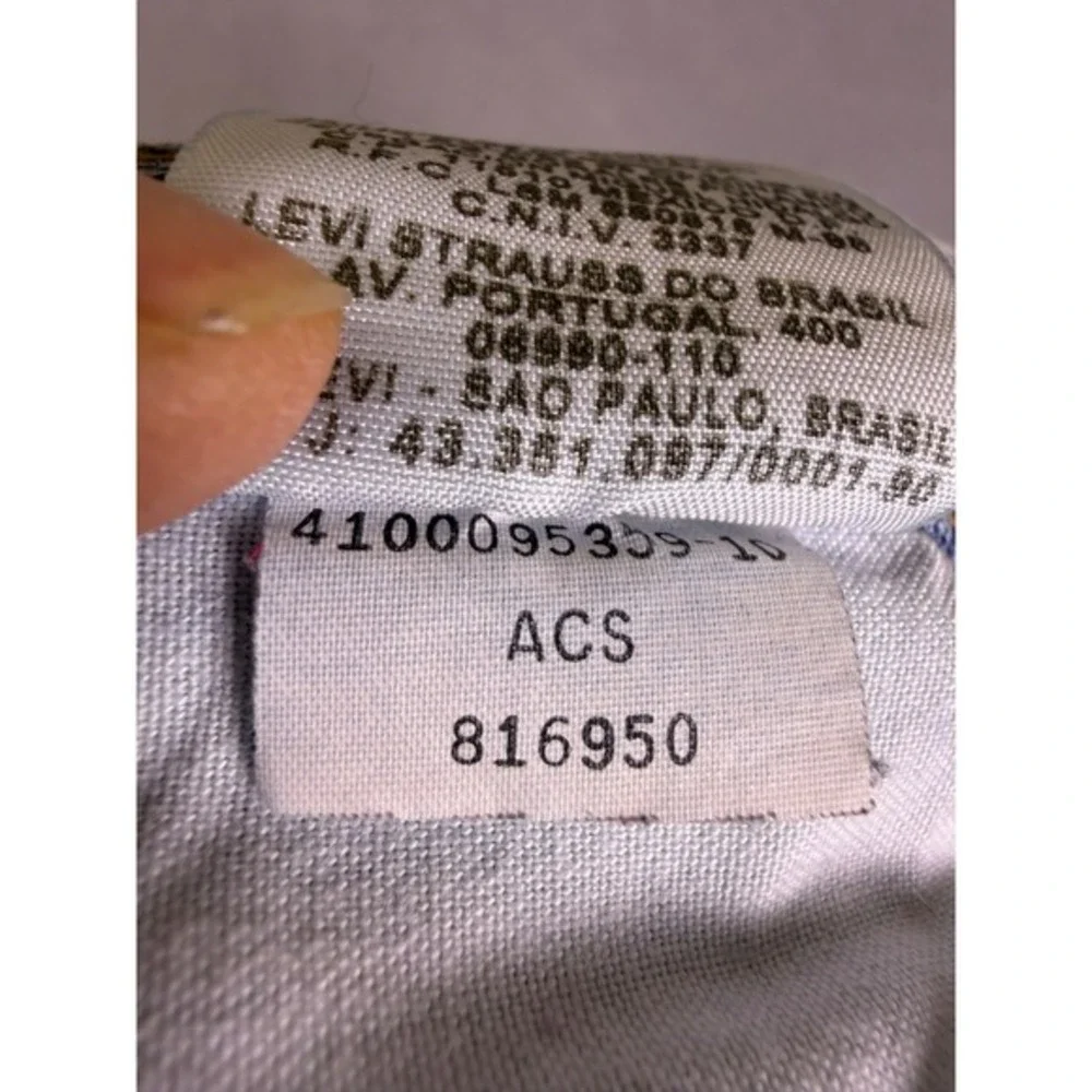 Vintage Levis 501 XX Denim‎ Jeans 38x32 Button Fly Light Wash Denim Read!